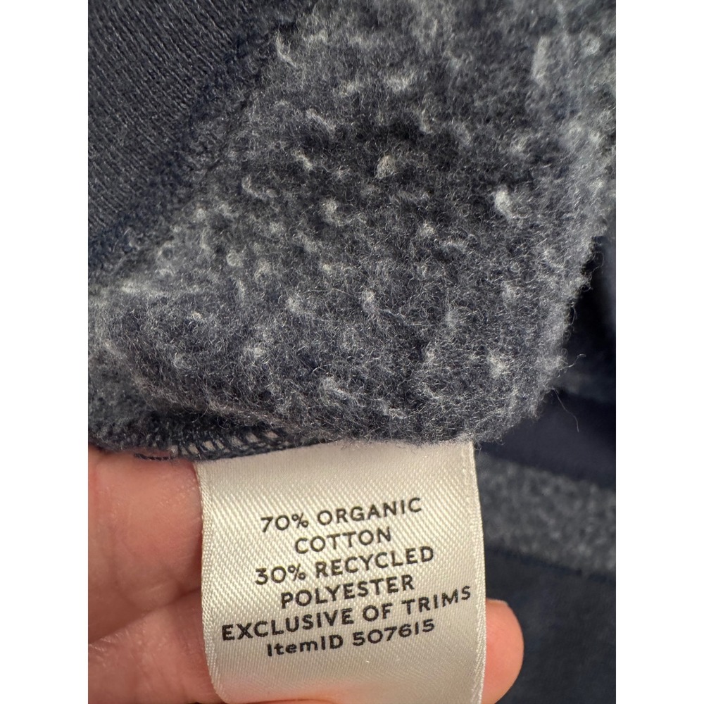 L.L. Bean Signature Anorak Sweatshirt XXS Gray Snap Pocket Gorpcore Pullover - Picture 8 of 8